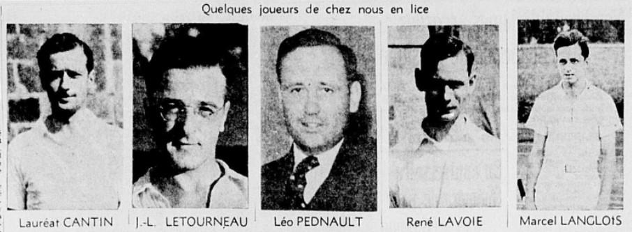 Joueurs de Québec, 1940