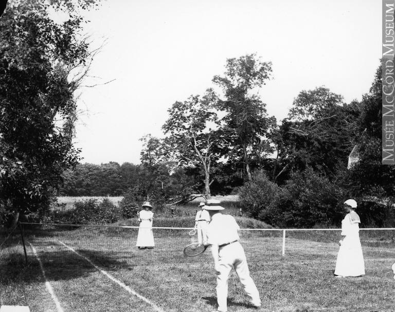 Tennis à l'Ile d'Orleans 1915