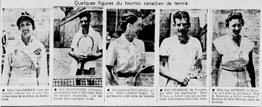 Groupe de participants au tournoi canadien