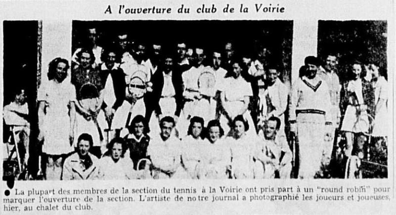 Ouverture Voirie, 1942